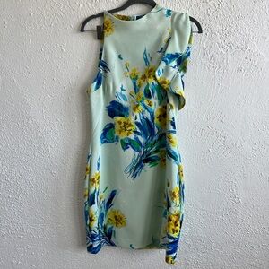 Black Halo Ruffle Cocktail Dress